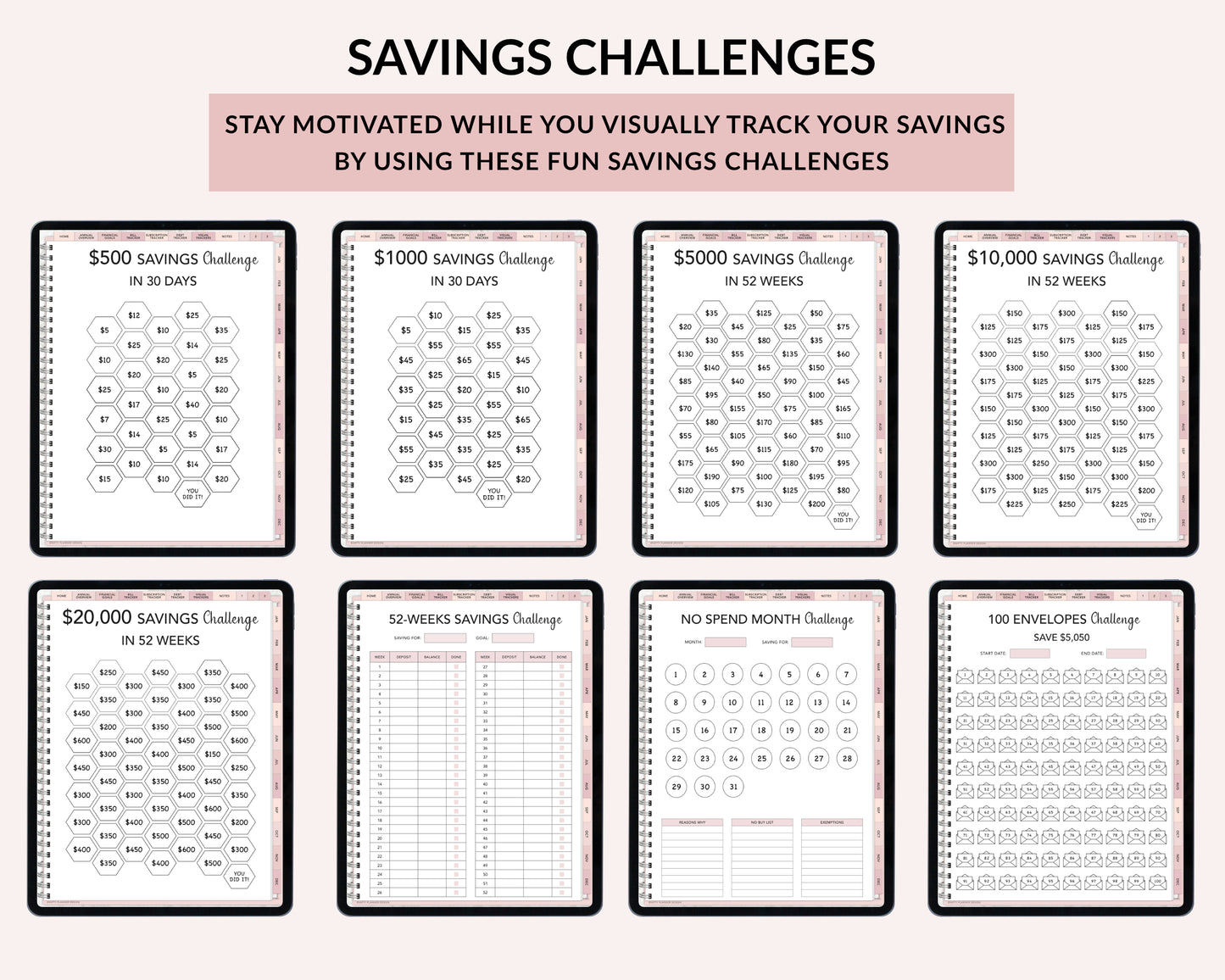 Digital Budget Planner for iPad and Tablets
