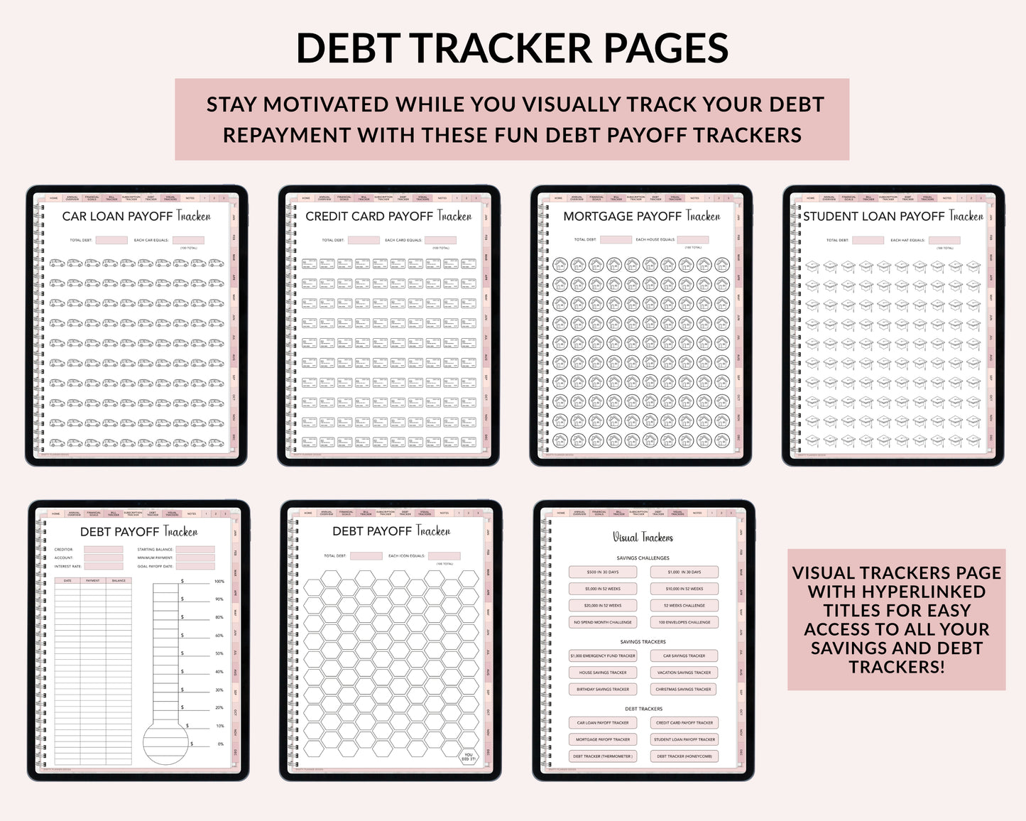 Digital Budget Planner for iPad and Tablets
