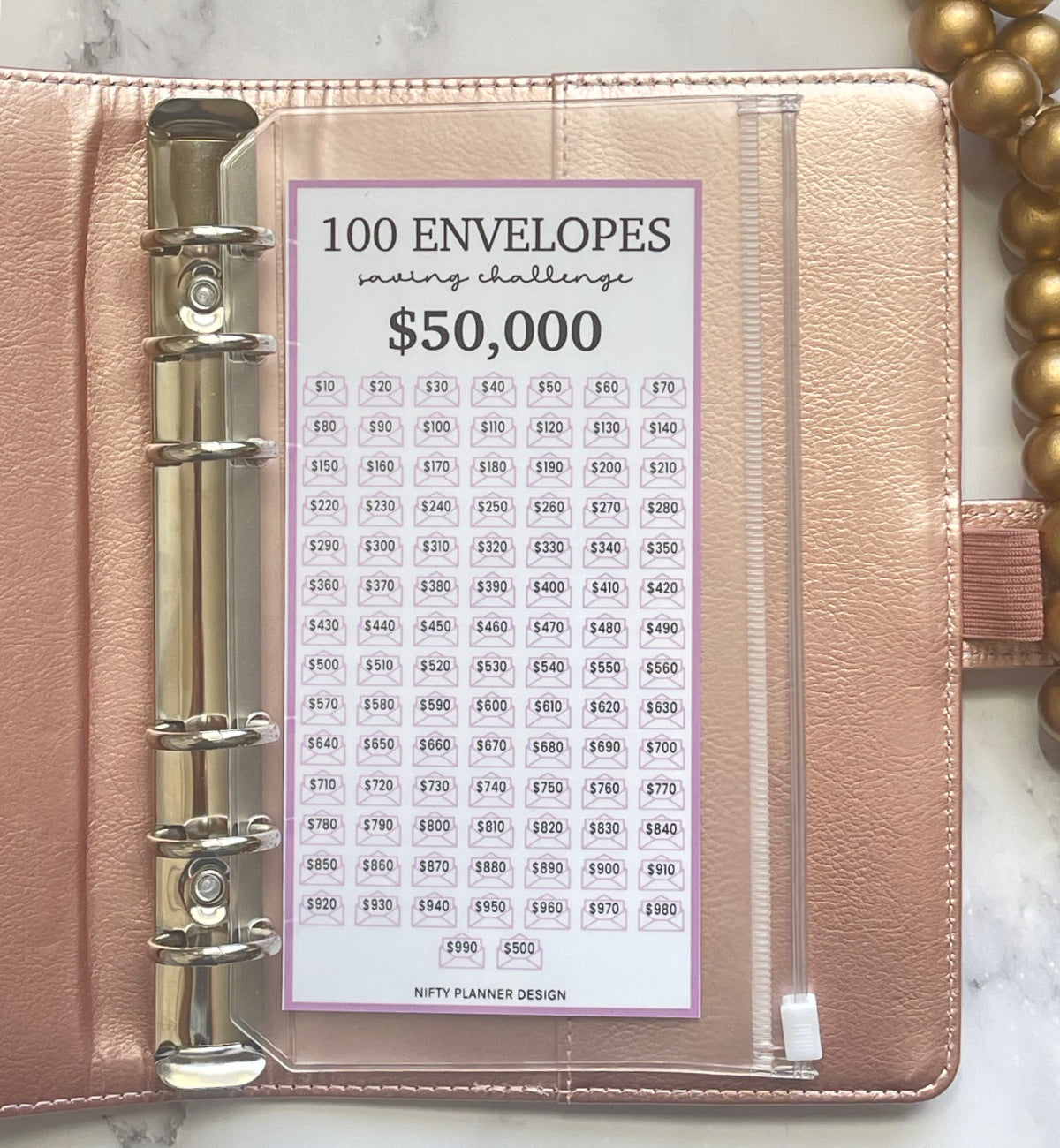 100 Envelope Savings Challenge Bundle