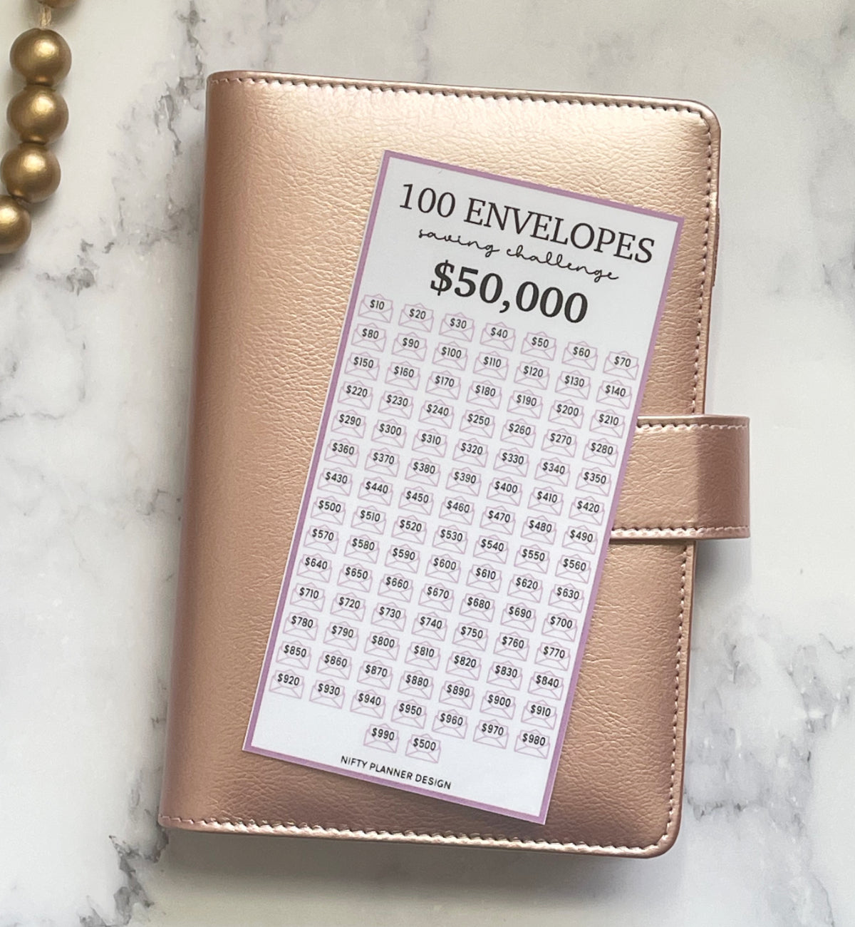 100 Envelope Savings Challenge Bundle