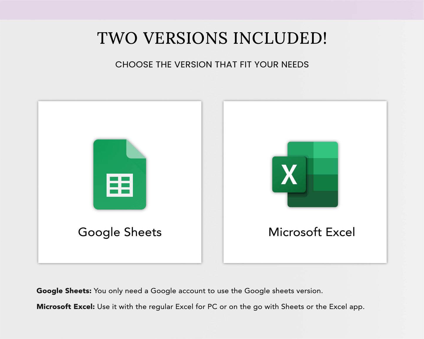 Simple Budget Spreadsheet  - Easy to Use! Google Sheets & Excel Budget Spreadsheet